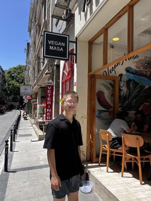 It's located in a great neighborhood  at Vegan Masa in Istanbul