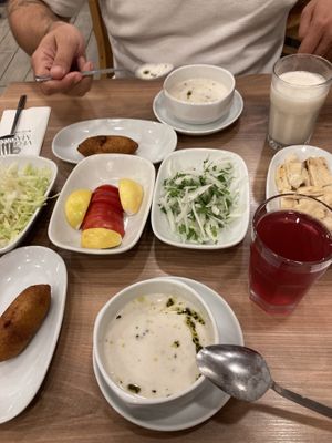 Yayla çorbası (Kaju based) and rest of everything was amazing. Highly recommend  at Vegan Masa in Istanbul