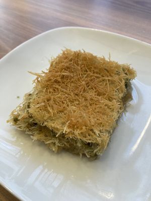 A dessert   at Vegan Masa in Istanbul