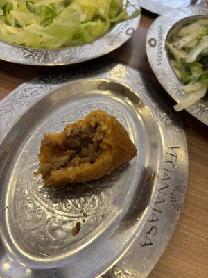 Kibbeh  at Vegan Masa in Istanbul