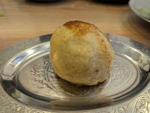 Soya ball at Vegan Masa in Istanbul