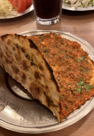 Thin and crispy!  at Vegan Masa in Istanbul