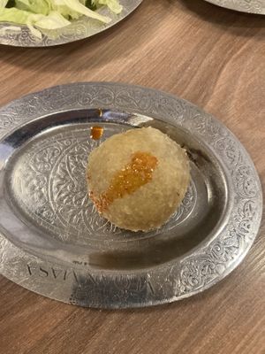 Soy Meat, Onion, Walnut, Sesame Seeds  at Vegan Masa in Istanbul