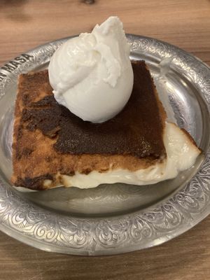 Dondurmalı Kazandibi  at Vegan Masa in Istanbul