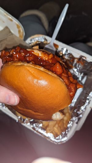 BBQ sandwich at Imagine Vegan Cafe in Memphis