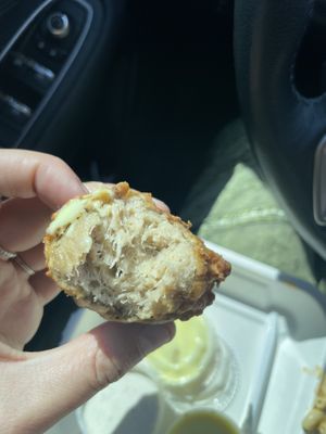 Vegan drumstick- the texture is AWESOME!!  at Imagine Vegan Cafe in Memphis