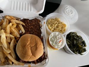 Best BBQ I’ve ever had!  at Imagine Vegan Cafe in Memphis