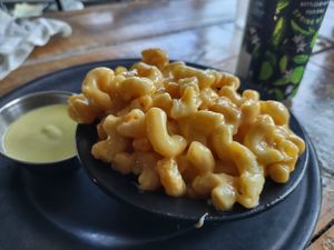 Mac and cheese  at Imagine Vegan Cafe in Memphis