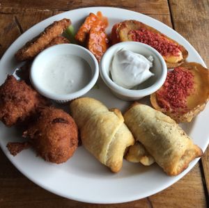 Bit of everything  at Imagine Vegan Cafe in Memphis