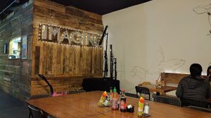 Inside at Imagine Vegan Cafe in Memphis