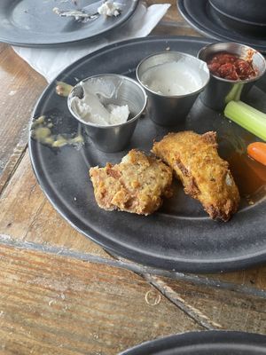 Chicken nugget and mozzarella stick (didn’t get a picture quick enough)  at Imagine Vegan Cafe in Memphis