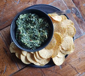 Spinach dip at Imagine Vegan Cafe in Memphis