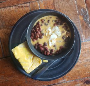 Chili & cornbread at Imagine Vegan Cafe in Memphis
