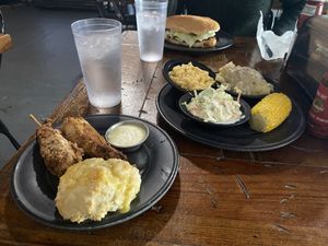 The fried chicken was delicious!   at Imagine Vegan Cafe in Memphis