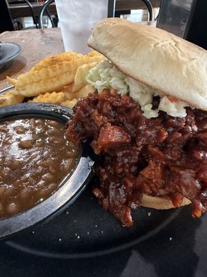 Bbq plate!  at Imagine Vegan Cafe in Memphis
