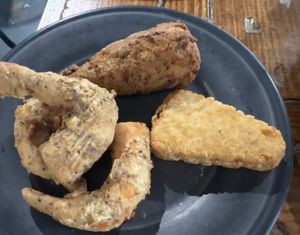 A La cart ck, shr, fish  at Imagine Vegan Cafe in Memphis