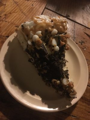 Vegan cheese(soy) candy bar cake. very sweet and heavy - but good at Imagine Vegan Cafe in Memphis