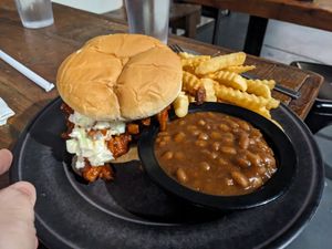 Memphis sandwich platter at Imagine Vegan Cafe in Memphis