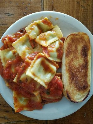 Ravioli  at Imagine Vegan Cafe in Memphis