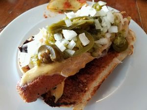 Chili Dog at Imagine Vegan Cafe in Memphis