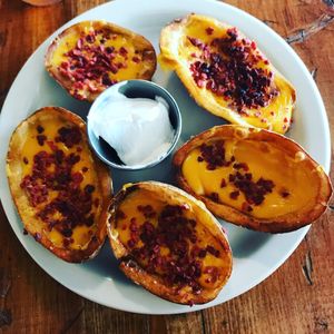 Potato skins at Imagine Vegan Cafe in Memphis