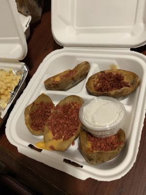 Potato skins  at Imagine Vegan Cafe in Memphis