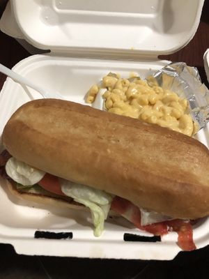 Avocado BLT with Mac at Imagine Vegan Cafe in Memphis