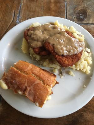 Turkey cutlets at Imagine Vegan Cafe in Memphis