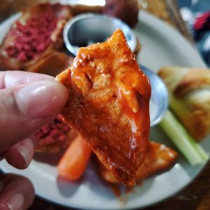 Hot wing at Imagine Vegan Cafe in Memphis