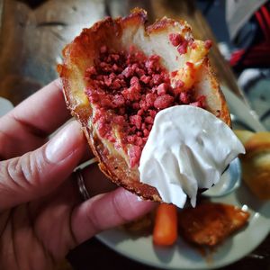 Potatoe skin at Imagine Vegan Cafe in Memphis