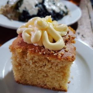 Cornbread at Imagine Vegan Cafe in Memphis