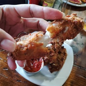 Mozzarella sticks at Imagine Vegan Cafe in Memphis