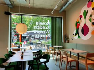 Inside at beets&roots  in Dusseldorf