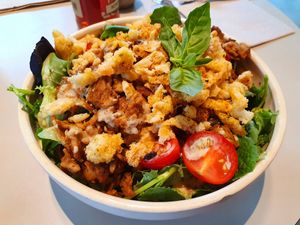 Caesar Vegan Kebab Salad at beets&roots  in Dusseldorf