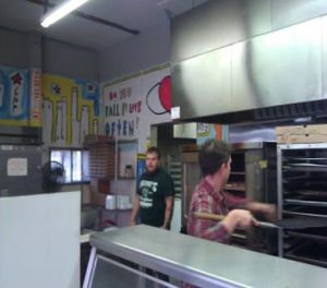 pizza oven at Purgatory Pizza in Los Angeles