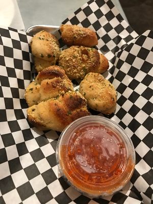 Vegan Garlic Knots  at Purgatory Pizza in Los Angeles