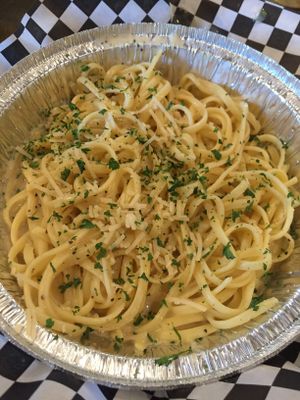 Vegan Alfredo  at Purgatory Pizza in Los Angeles