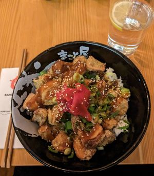Mushroom based main dish. at Ramen Makotoya in Vienna