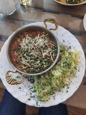 Vegan Cheese Menemen at Vildan Café in Berlin