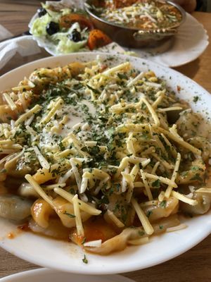 Manti (didn’t like the taste at all)  at Vildan Café in Berlin