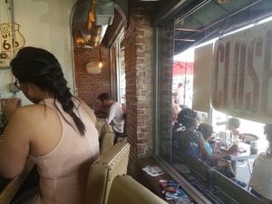 inside at Millie's Cafe in Los Angeles