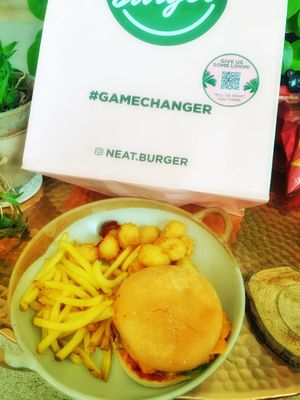 Another tasty take away from Neat Burger 👌🏻  at Neat Burger - Finsbury Park in North London