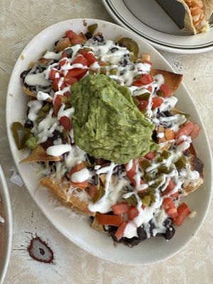 Vegan nachos  at Lupe's in New York City