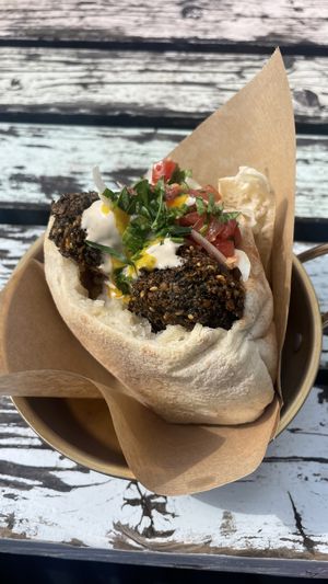 falafel peta  at Esh Pitabar in Amsterdam
