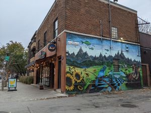 Street view at Fruiterie du Plateau in Montreal