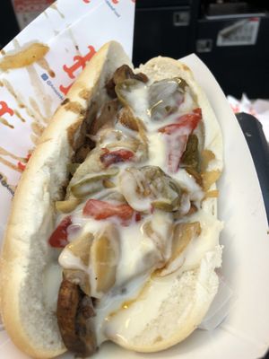 Jury’s still out on the bun so be sure to confirm!   at Vegan City - Citi Field in New York City