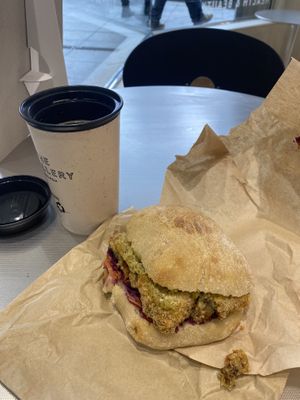 Coffee and sandwich   at The Refillery - Waverley  in Edinburgh