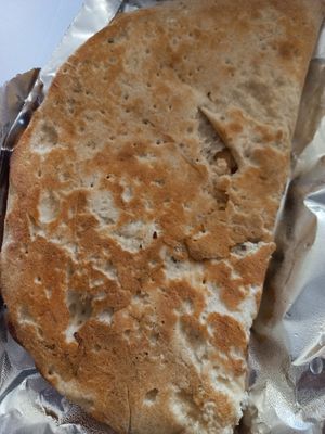 Garlic naan at The Darjeeling in Bromley