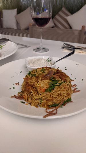 Biriyani at Muscat Hills Resort Restaurant in Bandar Jissah