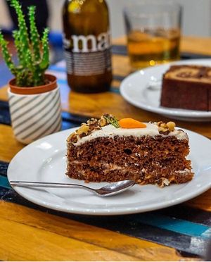 Carrot cake! :p at Cloud Cakes -  Notre Dame de Lorette in Paris